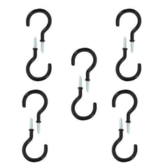 FYACCD Screw Hooks, 10 Pcs Ceiling Hooks, Cup Hooks, Screw-in Hooks for Outdoor Indoor, Hanging