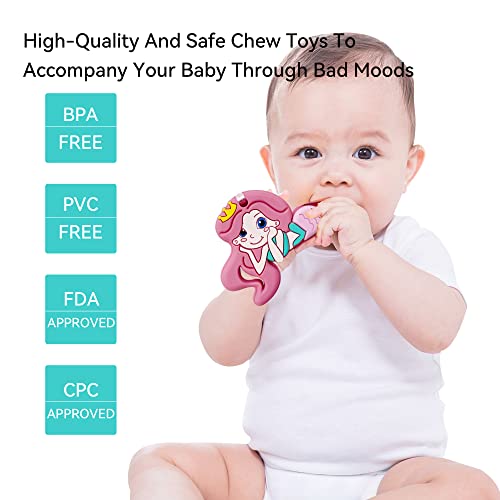 EXGOX Sensory Chew Necklaces for Kids Toddlers,4 Pack Silicone Chewy Sticks for Autistic,ADHD,Biting Needs, Oral Motor Chewy Teether Chewing Pendant Toys with Adjustable Buckle for Kids Boys