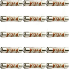 15 x Fuses 13A, 13 Amp Fuses UK, Pack of 15 of 13A Fuses BS1362 Fuses