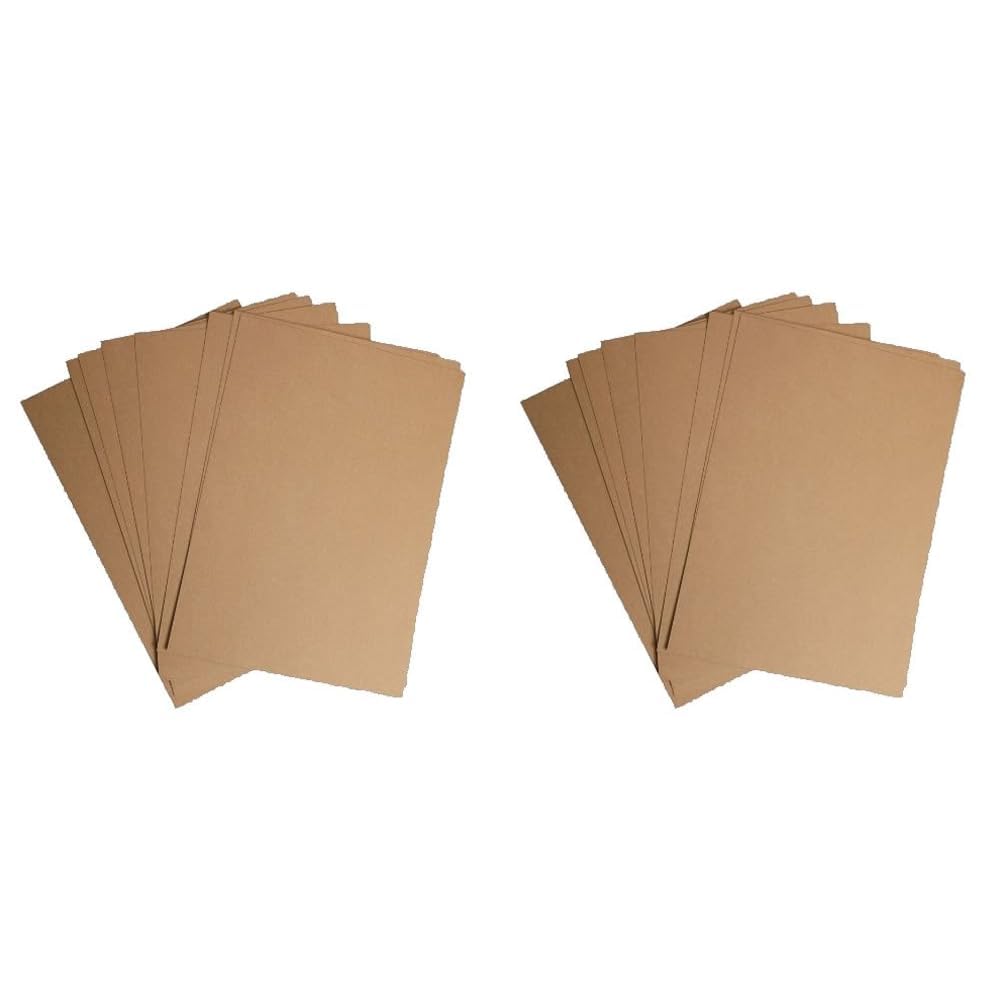 A4 Recycled Kraft Paper 100gsm 50 Sheets (Pack of 2)