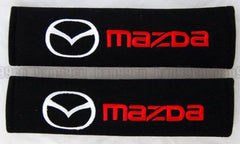 Car Seat Belt Covers Shoulder Pad Set. Flair Wagon Flair Crossover Mazda2 Demio Mazda3 Mazda6 Atenza Mx-5 Roadster Cx-3 Cx-4 Cx-5 Cx-8 Cx-9 Bongo