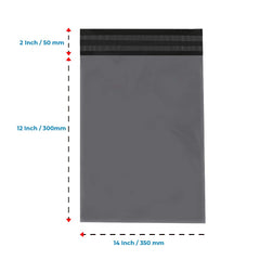 UK SUPPLIES 100 Grey Mailing Bags 300x350mm With Waterproof & Strong Self Seal Strip Ideal For Posting & Packaging   Large Mailing Bag   Postage Bags   Mailing Bags For Clothes (12 x 14 Inch, 100)