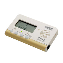 Korg - CA-2 Chromatic Digital Tuner for Stringed, Woodwind and Brass Instruments - White