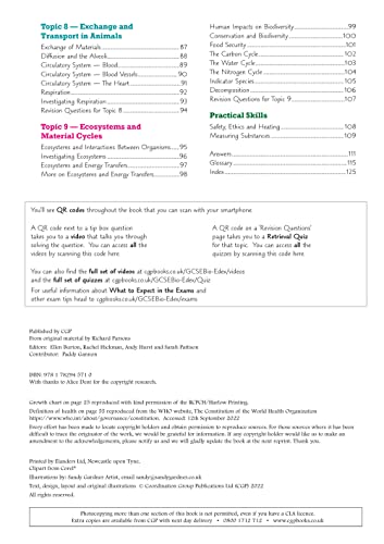 New GCSE Biology Edexcel Revision Guide includes Online Edition, Videos & Quizzes: for the 2024 and 2025 exams (CGP Edexcel GCSE Biology)