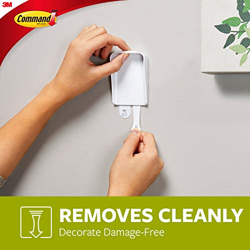 Command Jumbo Canvas Hanger Hook, Pack of 1 Hook and 4 Adhesive Strips, White - Damage Free Hanging - For Canvas Framed Pictures, Prints and Art - Holds up to 2.2kg