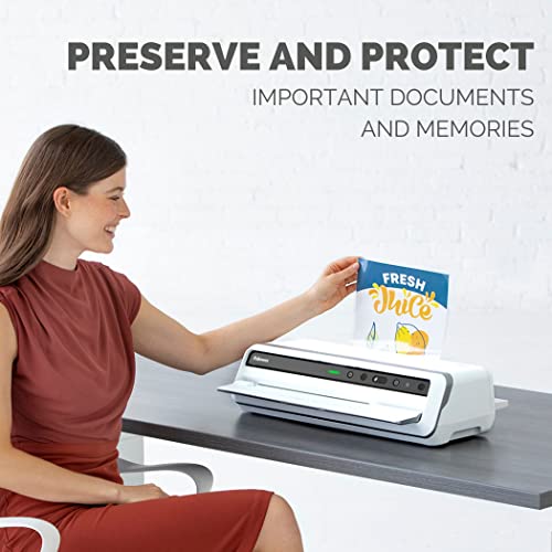 Fellowes A4 Laminating Pouches, Gloss Finish, 25 Sheets, 250 Micron (2 x 125 Micron) High Quality Finish with Image Last Directional Quality Mark - Ideal for Photos, Notices and Everyday Use