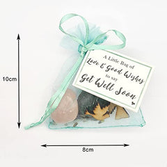 Get Well Soon Gemstone Bag of Good Wishes, a unique get well soon token to show you care