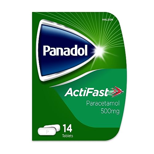 Panadol ActiFast Pain Relief Tablets, Paracetamol Tablets, Pack of 14