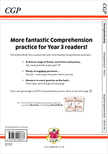 KS2 English Year 3 Reading Comprehension Targeted Question Book - Book 2 (with Answers) (CGP Year 3 English)