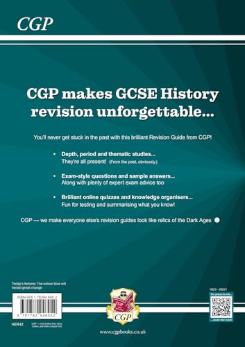 New GCSE History Edexcel Revision Guide (with Online Edition, Quizzes & Knowledge Organisers): for the 2024 and 2025 exams (CGP Edexcel GCSE History)