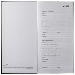 Collins Ideal Double Cash Manuscript Book - 192 Pages, Black