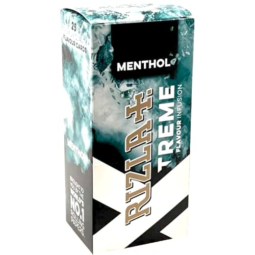 Rizla Menthol Extreme Infusion Flavour Cards - 25 Packs