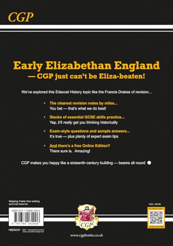 GCSE History Edexcel Topic Guide - Early Elizabethan England, 1558-1588: for the 2024 and 2025 exams (CGP Edexcel GCSE History)