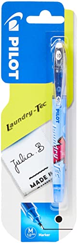 Pilot Laundry Tec Fabric Marker 1.0 mm Tip - Black, Single Pen