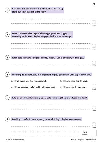 KS2 English Year 3 Reading Comprehension Targeted Question Book - Book 2 (with Answers) (CGP Year 3 English)