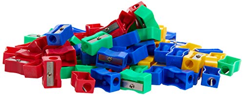 Hainenko Plastic Pencil Sharpeners - Assorted (Pack of 100)