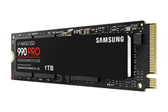 Samsung 990 PRO 1TB PCIe 4.0 (up to 7450 MB/s) NVMe M.2 (2280) Internal Solid State Drive (SSD) (MZ-V9P1T0BW)