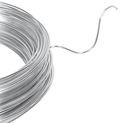 18 Gauge 1mm Aluminum Craft Wire, 165 Feet Bendable Metal Wire for Sculpting, Bike Modelling Skeleton Crafting Floral Making, Jewelry Making, Wire Weaving and Wrapping