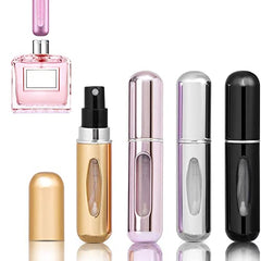 4PCS 5ml Perfume Atomiser Refillable Bottles Portable Mini Spray Travel Bottle Easy to Refill Empty Atomizer Bottle for Purse Handbag Pocket Luggage,Bright Color