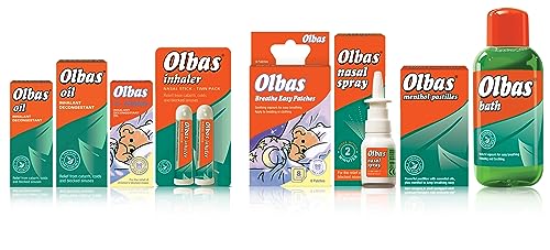 Olbas Nasal Inhaler pack of 2 - Nasal stick - relief from catarrh, colds and blocked sinuses