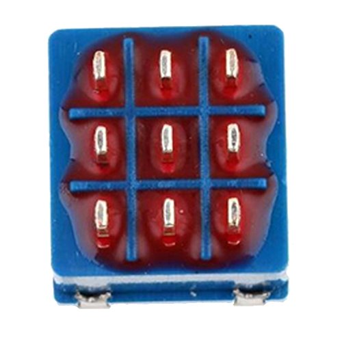 Mintice 5Pcs 3PDT 9 Pins Box Stomp Guitar Effect Pedal Foot Switch True Bypass Foot Pedal Control Switch Electric Guitar Metal Blue