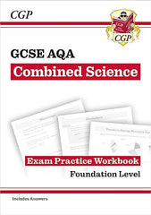 GCSE Combined Science AQA Exam Practice Workbook - Foundation (includes answers): for the 2024 and 2025 exams (CGP AQA GCSE Combined Science)