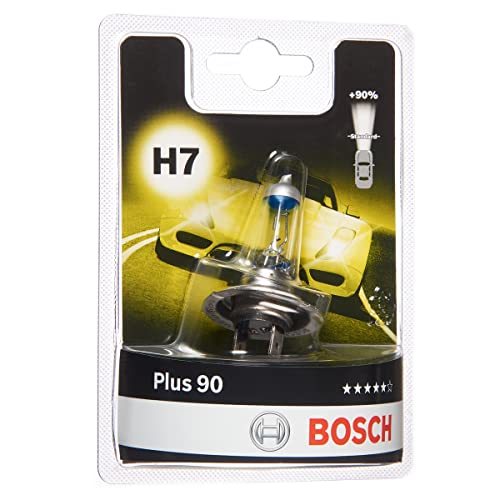 Bosch H7 (477) Plus 90 Headlight Bulb - 12 V 55 W PX26d - 1 Bulb