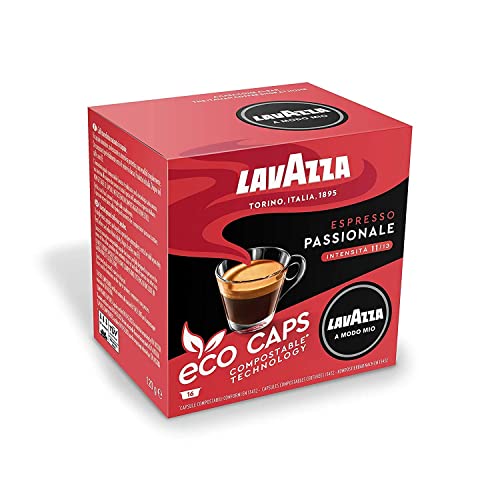 Lavazza A Modo Mio Eco Coffee Pods. All 7 Blends Variety Pack (112 Capsules) Including Intenso, Passionale, Delizioso, Dolce and Many More