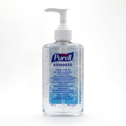 PURELL ADVANCED HAND SANITISER GEL 300mL, Pump Bottle. Hand Sanitizer Gel kill 99.99% of most common germs. 70% alcohol formulation with moisturisers