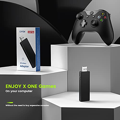 Cipon Wireless Adapter Compatible with Xbox One Controller/Windows 10/8.1/8/7 Xbox Wireless Adapter