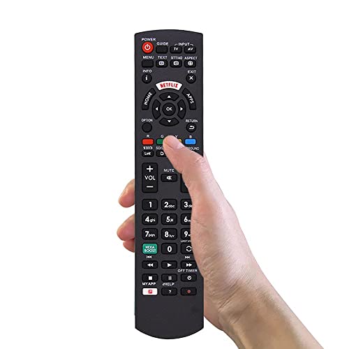 SIUMAL Replacement Panasonic TV Remote Control for All Panasonic Viera Smart TV HD LCD LED Plasma TV Panasonic Universal Remote Control with NETFLIX/MY APP/VIERA Link