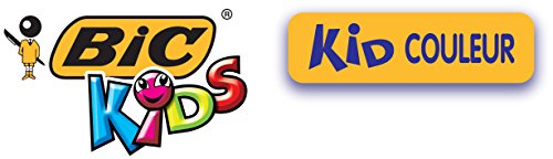 Bic Kids Kid Couleur, Washable Felt Tip Pens, Ideal for School, Assorted Colouring Pens, Wallet of 12 (Pack of 2)