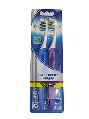 Pro Expert by Oral-B Pulsar Vibrating Toothbrush Twin Pack