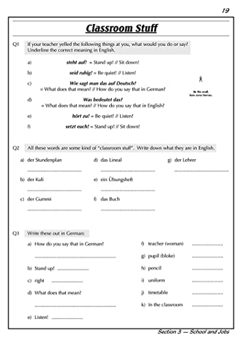 KS3 German Workbook with Answers: ideal for Years 7, 8 and 9