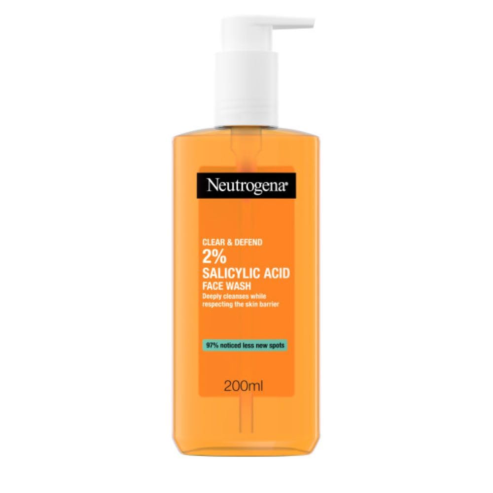 Neutrogena, Clear and Defend, 2% Salicylic Acid Face Wash 200ml