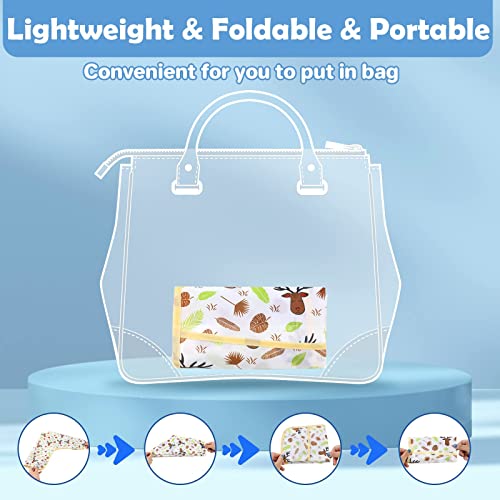 Lictin Baby Bibs with Sleeves, 5 Pcs Waterproof Long Sleeve Bib Unisex Feeding Bibs Apron for Infant Toddler 0-24 Months