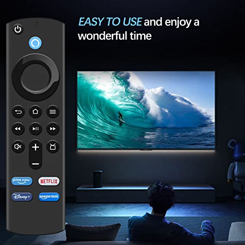 superpow Replacement Voice Remote (3rd Gen) Compatible with TV Stick 4K, TV Stick (2nd & 3rd Gen), TV Cube (1st & 2nd Gen),TV (3rd Gen),TV Stick Lite