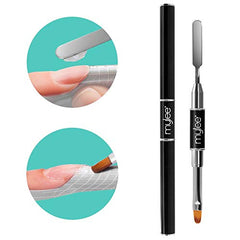 Mylee Magic Extender Gel Dual-Ended Tool – 2 in 1 Brush & Picker for UV / LED Nail Art, Nail Tips & Extensions Builder