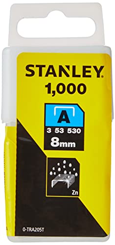 Stanley STA0TRA205T Light Duty Staple 8MM (1000) 0-TRA205T