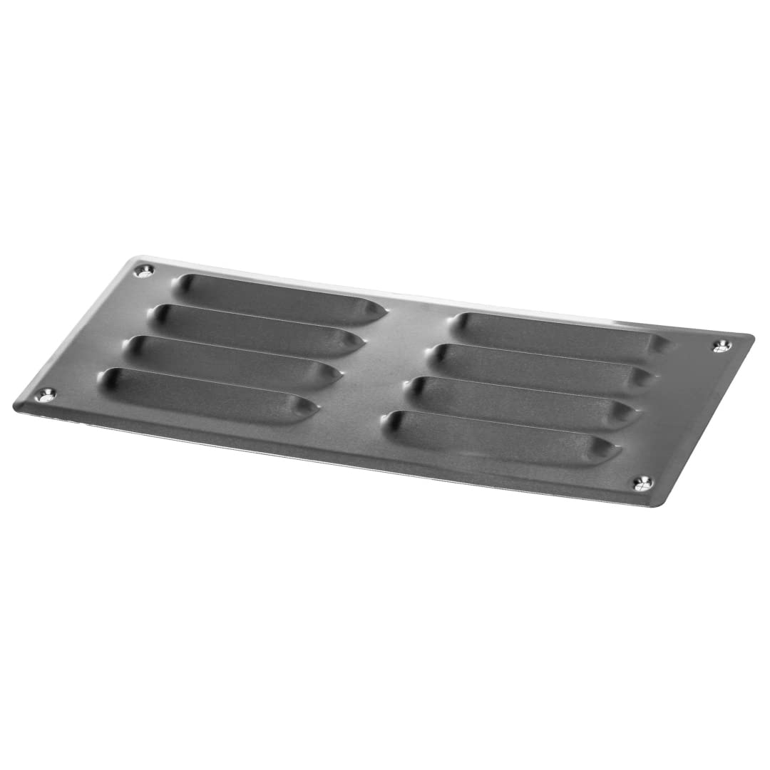 260x105mm / 10x4 inches inch Aluminium Metal Air Vent Grille Cover with Insect Mesh - Ventilation Cover