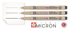 Pigma Micron 6 Fineliners, Pack of 6