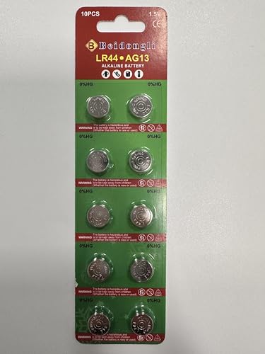 LR44 AG13 357 303 SR44 Battery 1.5V Button Coin Cell Batteries 【3-Year Warranty】