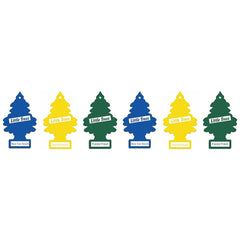 Little Trees Air Freshener, Traditional Fragrances, Pack of 6 (Packaging may vary)