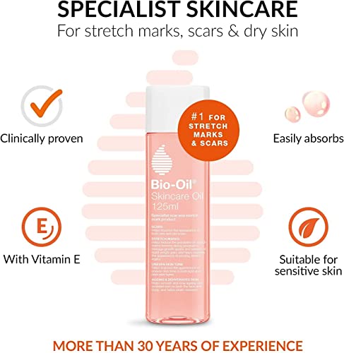 Bio-Oil Skincare Oil - Improve the Appearance of Scars, Stretch Marks and Skin Tone - 1 x 60 ml