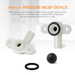 Aieve Pressure Relief Device for Triton,2-Pack Pressure Relief Device PRD Inc Rubber Ball and O Ring Valve Shower Spares Parts Compatible with Triton Electric Showers (Replace of 82800450)