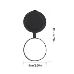 DONGKER 3Pcs Binocular Lens Covers, 42mm Rubber Objective Lens Caps with Outer Diameter 51-60mm for Binoculars