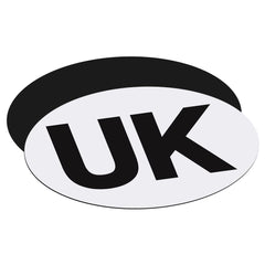 Onarway UK Magnetic Car Stickers for Europe, Fully Magnetic UK Stickers for European Roads, Pack of 2 Self Adhesive Magnet UK Plate Stickers, Easy to Attach and Remove without Scratching