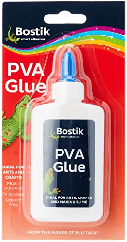 Bostik PVA Glue, Solvent Free Glue for Arts and Crafts, Dries Clear, 118ml bottle