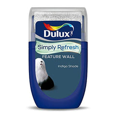 Dulux Simply Refresh Feature Wall Matt Emulsion Paint - Indigo Shade - 30 ml (Pack of 1), 5569261