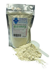 Baking Beauty and Beyond Professional Mix Improver Powder for Bread - Dough Enhancer for Bread, Grain Dough Conditioner Strengthens Starch and Improves Texture of All Flours, 100g